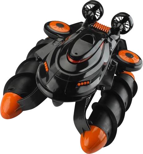 Kétéltű RC modell 340 mm RtR, Amphibious Black Rocket 9. kép