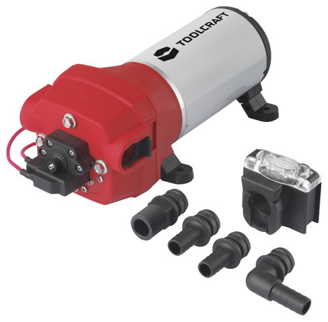 Kisfeszültségű nyomószivattyú 1020 l/óra 12 V/DC, Toolcraft TO-7159158 6. kép