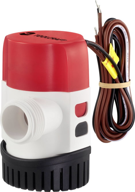 TOOLCRAFT TO-7159164 Kisfeszültségű búvárszivattyú 3028 l/óra 12 V/DC