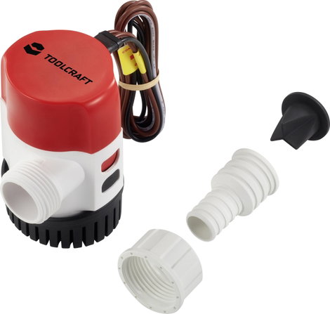 TOOLCRAFT TO-7159164 Kisfeszültségű búvárszivattyú 3028 l/óra 12 V/DC 6. kép