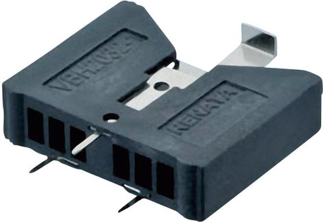 Gombelem tartó, beforrasztható, 24 x 23 x 6 mm, Renata VBH2032-1