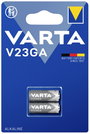 23A alkáli elem, távirányító elem, 12V 50 mAh, 2 db, Varta Professional A23, E23A, V23A, V23PX, V23G bélyegkép