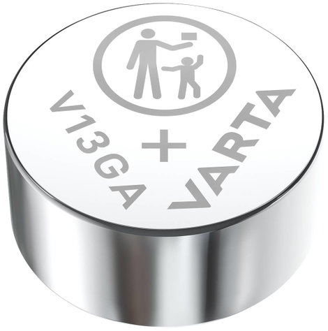 LR44 gombelem, alkáli mangán, 1,5V, 125 mAh, 2 db, Varta AG13, V13GA, G13A, 13GA, PX76A, PX675A, 157 3. kép