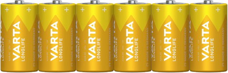Baby elem C, alkáli mangán, 1,5V, 6 db, Varta Longlife LR14, LR15, C, AM2, MN1400, 814, E93, LR14N,  2. kép