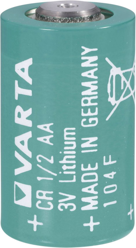 1/2 AA lítium elem, 3V 970 mAh, 15 x 25 mm, Varta CR 1/2 AA