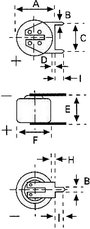 CR1/3N forrfüles lítium gombelem, forrasztható, 3 V, 170 mA, Varta CR 1/3 N SLF 6131 2. bélyegkép