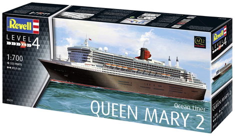 Revell 05231 Queen Mary 2 Hajómodell építőkészlet 1:700 3. kép