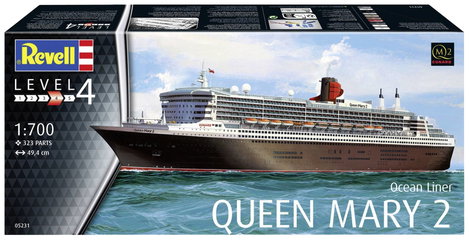 Revell 05231 Queen Mary 2 Hajómodell építőkészlet 1:700 5. kép