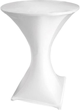 Perel Standing table cover Bárasztal huzatok Fehér FP200