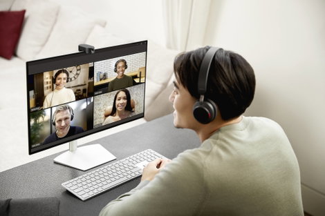 Jabra PanaCast 20 4K webkamera 3840 x 2160 Pixel Mikrofon, Csíptetős tartó, Beépített takaróblende 5. kép