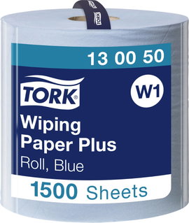 TORK 130050 Többcélú erős papírtörlőkék kék W1 Mennyiség: 1500 db