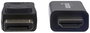 Manhattan Kijelző csatlakozó / HDMI Átalakító kábel DisplayPort dugó, HDMI-A dugó 1.80 m Fekete 1532 3. bélyegkép