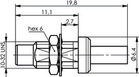 Telegärtner J01170A0151 J01170A0151 SMC csatlakozó Dugó, egyenes 1 db