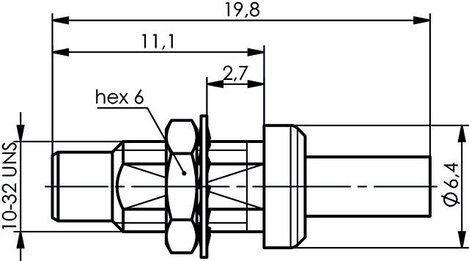 Telegärtner J01170A0151 J01170A0151 SMC csatlakozó Dugó, egyenes 1 db