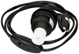 Max Hauri AG 111816 Lámpafoglalat E27 230 V Euro-dugasszal