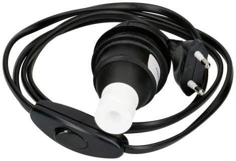 Max Hauri AG 111816 Lámpafoglalat E27 230 V Euro-dugasszal