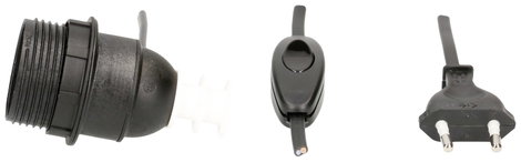 Max Hauri AG 111816 Lámpafoglalat E27 230 V Euro-dugasszal 2. kép