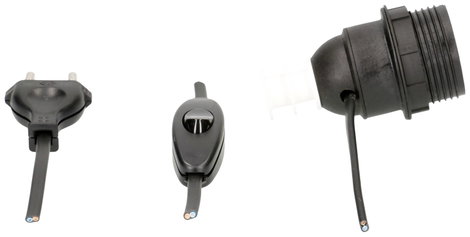 Max Hauri AG 111816 Lámpafoglalat E27 230 V Euro-dugasszal 4. kép
