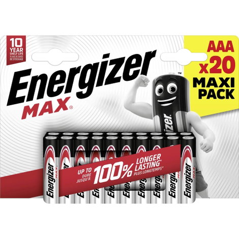 Energizer Mikroelem Max Alkáli mangán 1.5 V 20 db