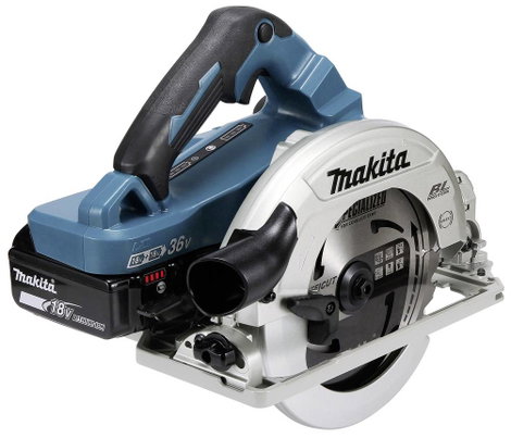 Makita Akkus kézi körfűrész Vágási mélység max. (90°) 62.5 mm 18 V 3. kép