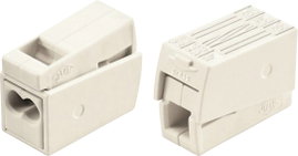WAGO 224-112 Lámpakapocs hajlékony: 0.5-2.5 mm² merev: 1-2.5 mm² Pólusszám: 3 15 db Fehér