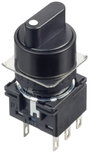 Idec LB1S-3T6 LB1S-3T6 Forgó kapcsoló 220 V 5 A Kapcsolási pozíciók 3 3 x 45 ° IP65 1 db bélyegkép