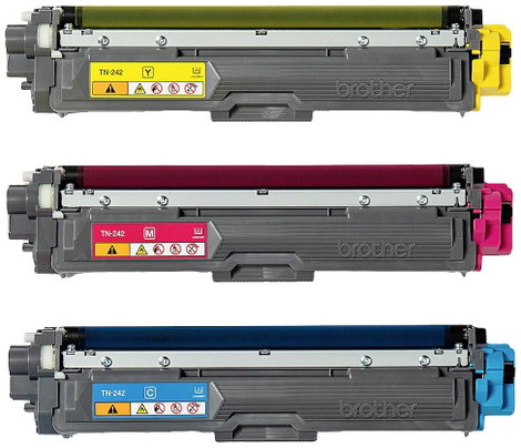 Brother Toner TN-242CMY Eredeti Kombinált csomag Cián, Bíbor, Sárga 1400 oldal TN242CMY 2. kép
