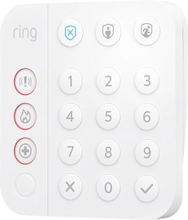 ring Alarm Keypad (2nd Gen) 4AK1SZ-0EU0 Rádiójel vezérlésű riasztóberendezés bővítés Keypad