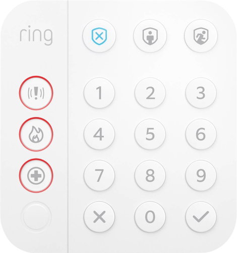 ring Alarm Keypad (2nd Gen) 4AK1SZ-0EU0 Rádiójel vezérlésű riasztóberendezés bővítés Keypad 5. kép