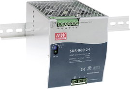 Kapcsolóüzemű kalapsín tápegység 1x 48 V/DC 20 A 960 W, Mean Well SDR-960-48
