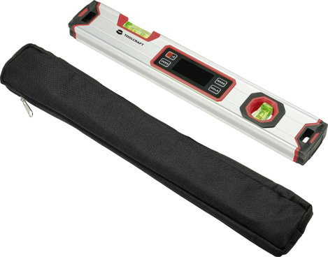 Digitális vízmérték mágnesekkel 400 mm 360° 1 mm/m, Toolcraft TO-7337448 5. kép