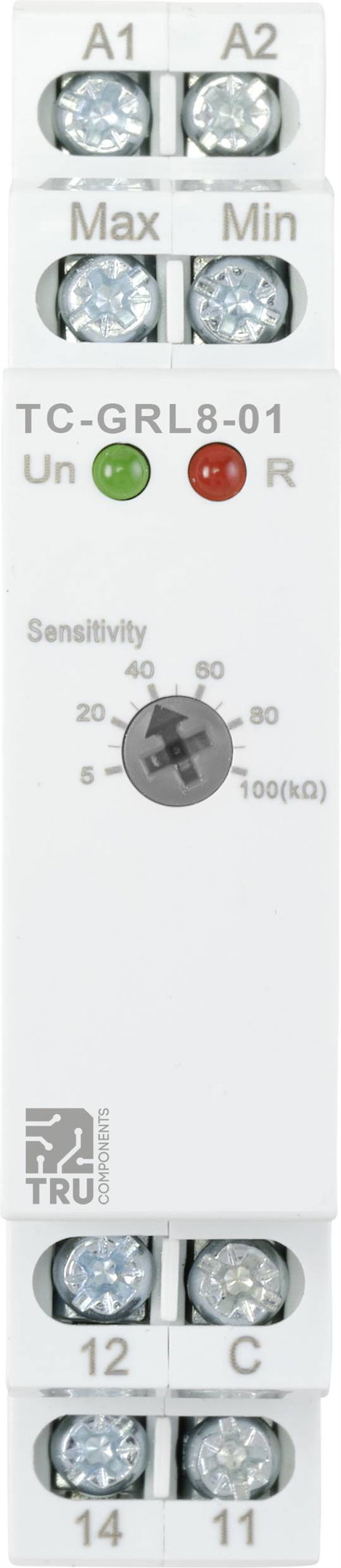 Szintfigyelő relé 24 - 240 V DC/AC, TRU Components TC-9962744 2. kép