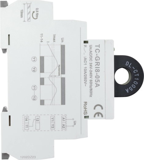 Áramfigyelő relé, TRU Components A GRI8-05A TC-9962756 4. kép