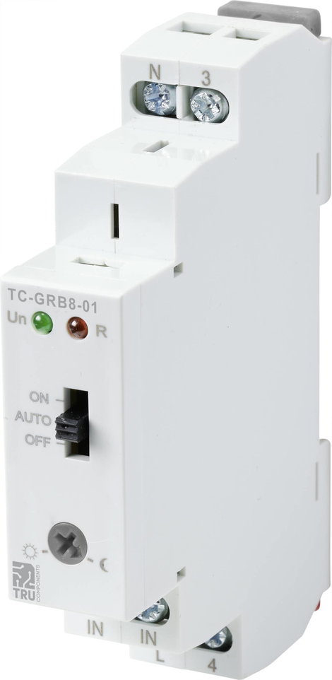 TRU COMPONENTS TC-9962740 TC-9962740 Fényérzékelő 1 db 240 V/AC 1 záró (H x Sz x Ma) 90 x 64 x 18 mm