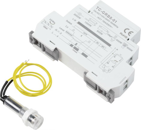 TRU COMPONENTS TC-9962740 TC-9962740 Fényérzékelő 1 db 240 V/AC 1 záró (H x Sz x Ma) 90 x 64 x 18 mm 5. kép