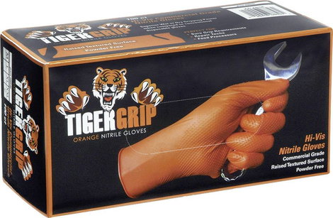 Kunzer TIGER GRIP S 100 db Nitril Eldobható kesztyű Méret (kesztyű): S
