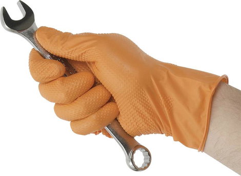 Kunzer TIGER GRIP S 100 db Nitril Eldobható kesztyű Méret (kesztyű): S 2. kép