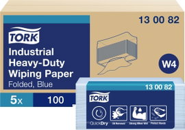 TORK 130082 Extra erős ipari papírtörlőkék, kék W4 Mennyiség: 500 db