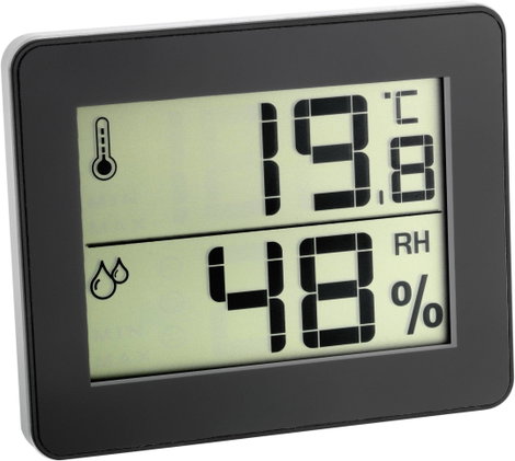 Szobai levegő hőmérséklet és páratartalom mérő, digitális thermo-higrométer TFA 30.5027.01