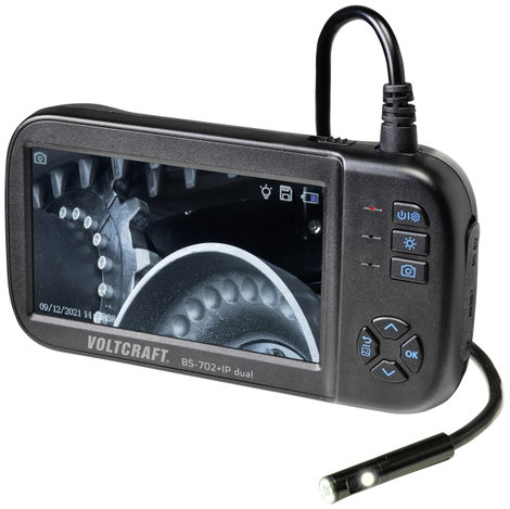 Kettős endoszkóp kamera, szonda átmérő: 8 mm, hossz: 5 m, VOLTCRAFT BS-702SE+IP dual 2. kép