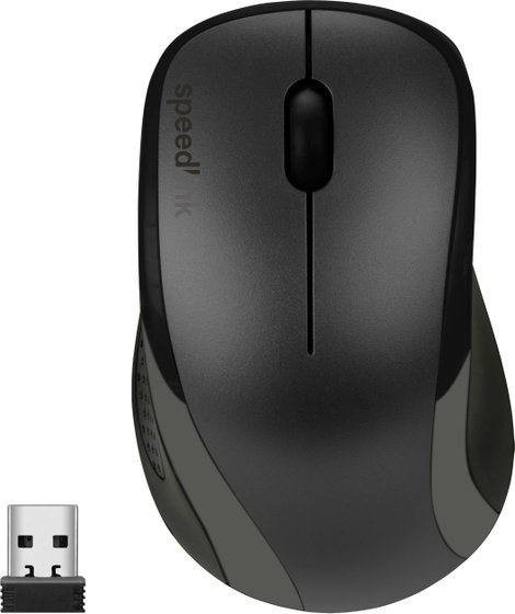 SpeedLink KAPPA WLAN egér Rádiójel vezérlésű Optikai Fekete 3 Gombok 1600 dpi