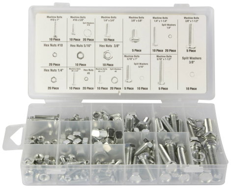 Toolland HAS06 Csap készlet Acél Cinkezett 240 db