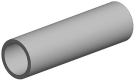 Polisztirol Cső (Ø x H) 3.2 mm x 350 mm 5 db