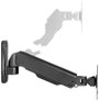 Neomounts WL70-440BL11 Monitorbeugel Muurmontage TV fali tartó 58,4 cm (23) - 81,3 cm (32) Dönthető 15. bélyegkép