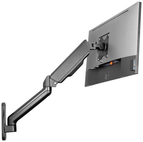 Neomounts WL70-450BL11 Monitorbeugel Muurmontage TV fali tartó 58,4 cm (23) - 81,3 cm (32) Dönthető 15. kép