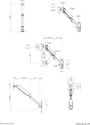 Neomounts WL70-450BL11 Monitorbeugel Muurmontage TV fali tartó 58,4 cm (23) - 81,3 cm (32) Dönthető 17. bélyegkép