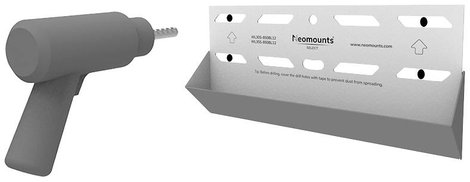 Neomounts WL30S-850BL12 Platte TV Beugel TV fali tartó 61 cm (24) - 139,7 cm (55) Merev 14. kép
