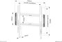 Neomounts WL30-550BL14 Platte TV Beugel TV fali tartó 165,1 cm (65) Merev 12. bélyegkép