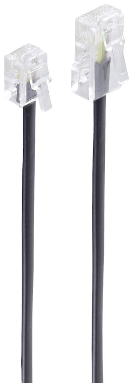 Shiverpeaks ISDN Összekötőkábel [1x RJ11 dugó, 6p4c - 1x RJ45 dugó, 8p4c] 10 m Fekete