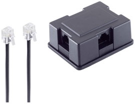 Shiverpeaks ISDN Átalakító [1x RJ45 alj, 8p4c - 6x RJ45 alj, 8p4c] 3 m Fekete
